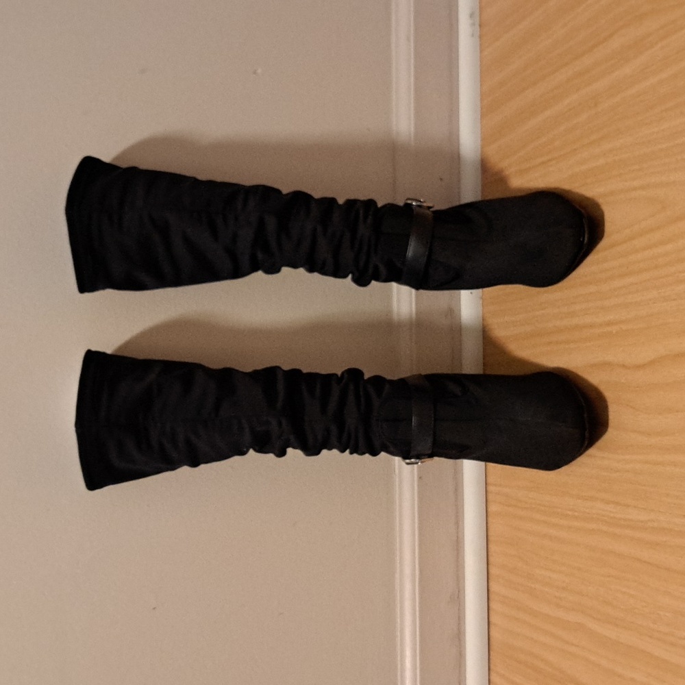 Navy blue boots - Picture 2 of 8